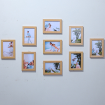 Full 5 inch photo frame wall hanging living room creative combination Bedroom picture frame photo wall nine grid photo wall decoration