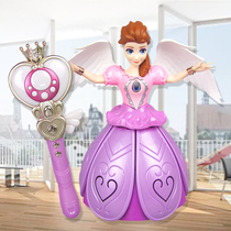 Snow Barbie Magic Band Kit Princess Aisa Girl Toy Baby Singing and Dancing Electric Simulation Doll