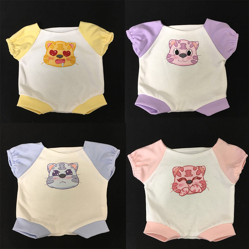 40cm CLOTHES CUTE CARTOON CLIMBING SUIT 4 COLOR OPTIONAL 40 cm COTTON DOLLS STAR PAPARAZZI DOLL CLOTHES