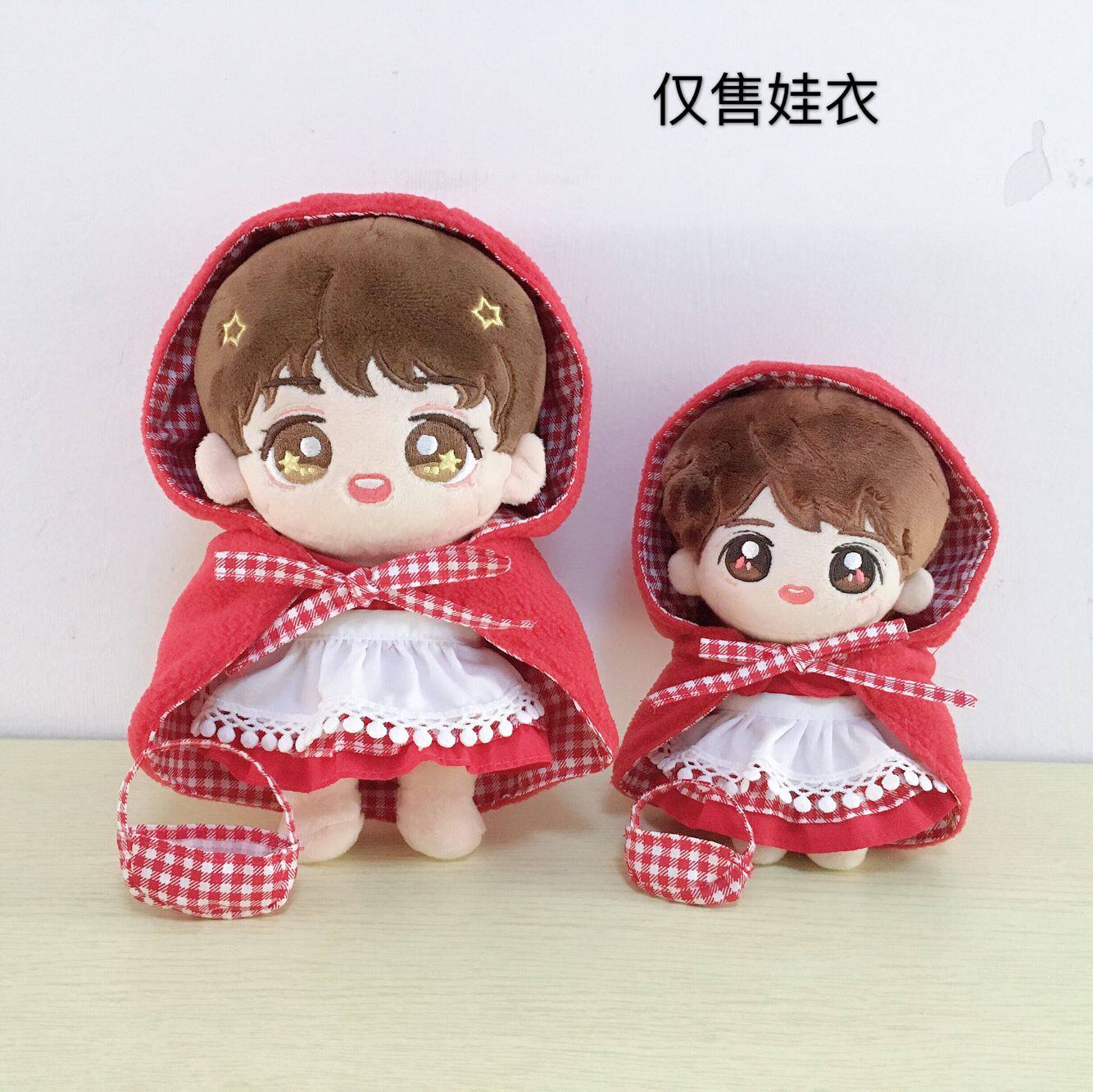 Spot va clothes 20cm15cm Clothes Skirt Small Red Hat Suit Doll Paparazzi Clothes Korea Outlet 20 cm