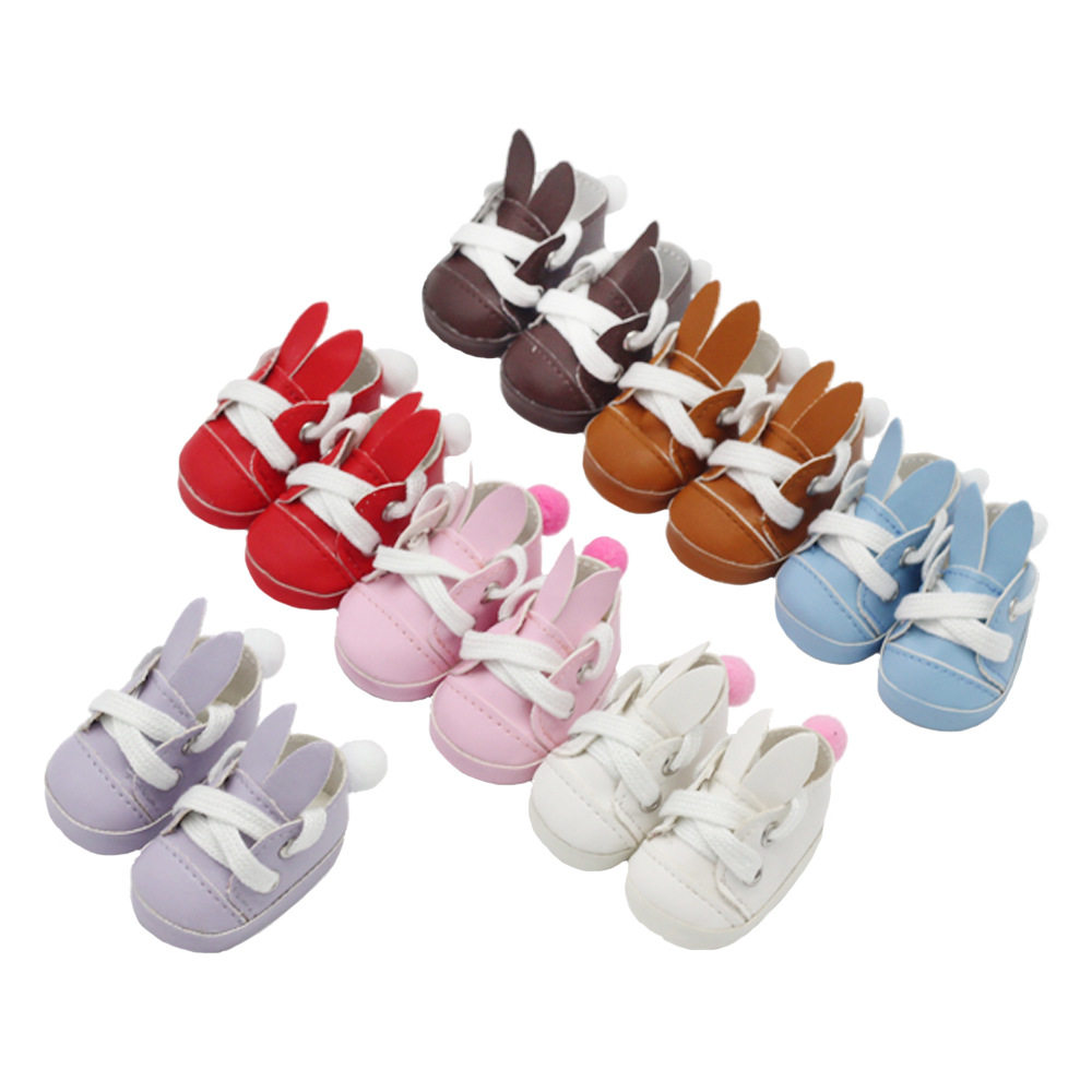 Baby clothes spot baby shoes rabbit ears casual shoes BJD doll clothes 20cm baby clothes accessories BJD6 points shoes
