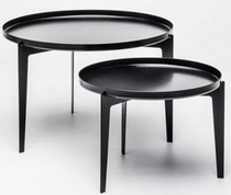 Nordic minimaliste black metal boulanger taille vernis haut et bas Compas de composition Plusieurs sofas créatifs autour du plateau de table de thé quelques coins