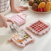 Cartoon ice grid homemade ice ball Ice Cube mold spherical ice box creative home ice box Ice Box