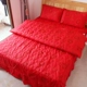 Đám cưới rồng và phượng bông chăn bông lớn màu đỏ bao gồm một mảnh cộng với chăn điều hòa chăn là 1,8m giường 200 × 230