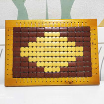 Small cushion summer garment factory staff student breathable cushion stool chair cushion bamboo piece mahjong cooling cushion