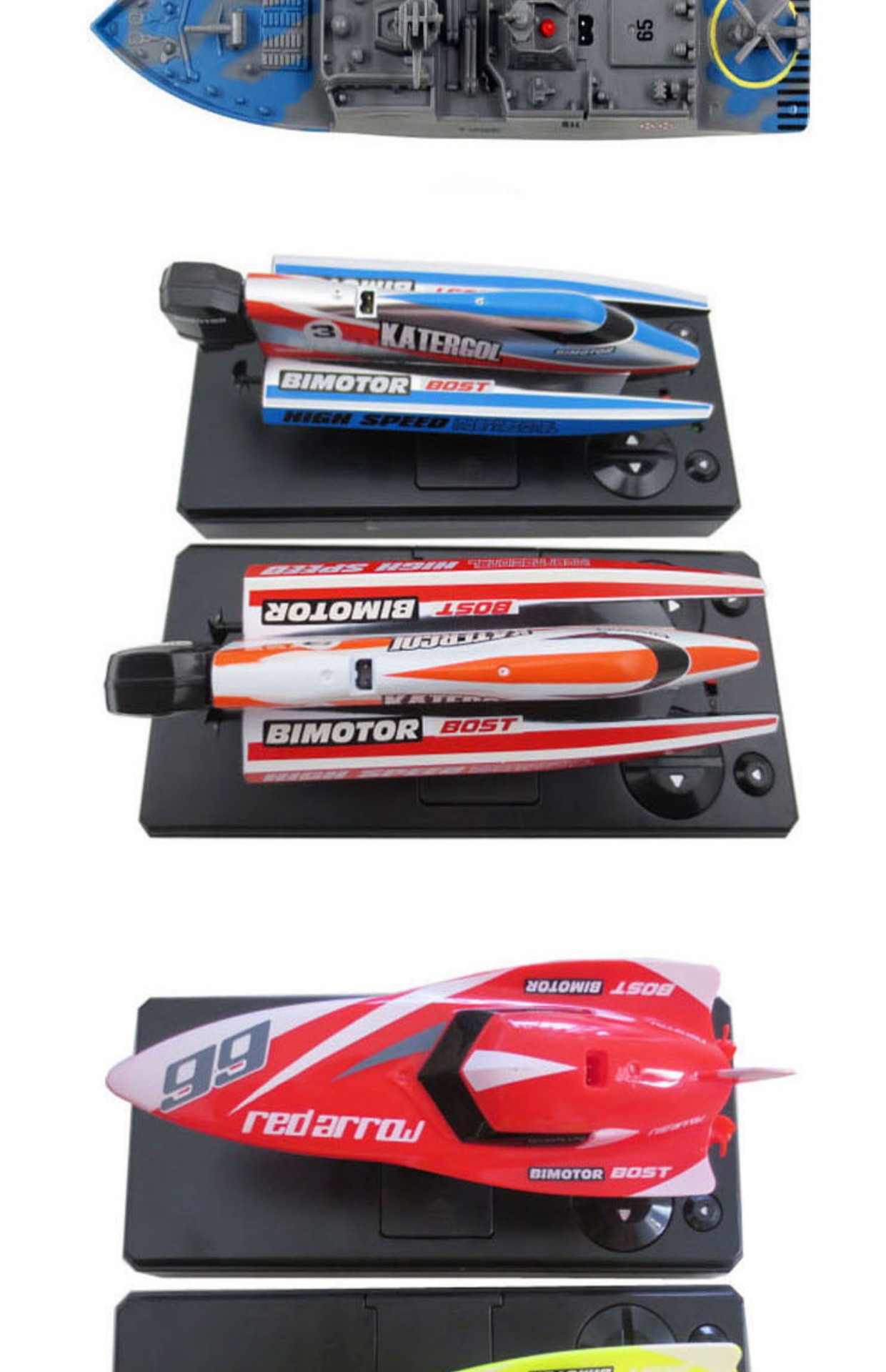 Điều khiển từ xa hồ bơi tốc độ cao tàu cao tốc đua tàu ngầm sạc năng động mini không thấm nước mô hình thuyền cậu bé đồ chơi nước sỉ đồ chơi trẻ em