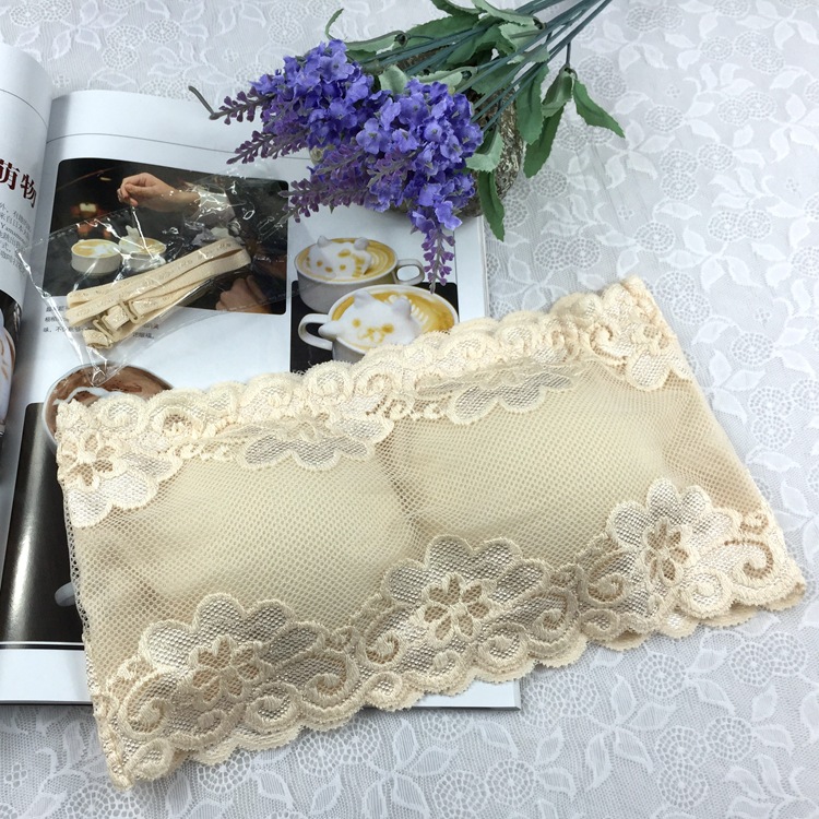 Mùa xuân và mùa hè 2017 hoang dã sườn ruy băng áo ngực có khóa đệm ống hàng đầu quấn ngực phụ nữ đồ lót ngực ngực khối ngực che ngực nội y quyến rũ