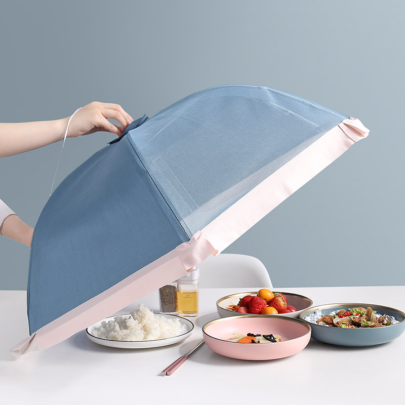Household folding vegetable cover kitchen large cover vegetable cover fly cover leftover food cover dust cover food cover dining table cover