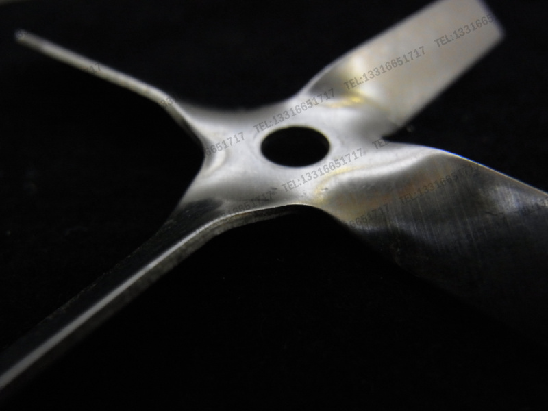 7cm70mm cross-shaped impeller blade Four-blade propeller stainless steel blade mixer accessories