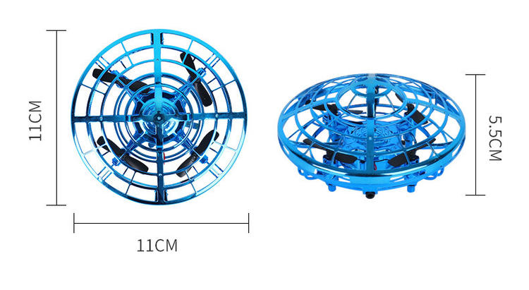 感应飞行器UFO感应玩具飞碟 悬浮儿童手势感应玩具无人机新奇玩具