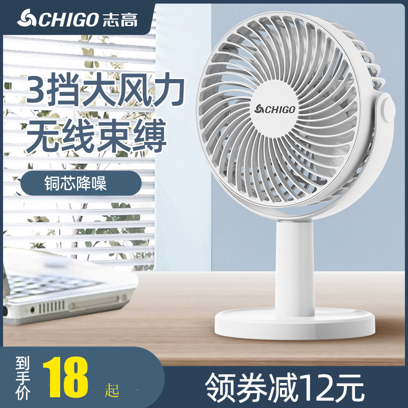 Ziko USB mini fan bed portable silent student dorm clamping office USB fan desktop