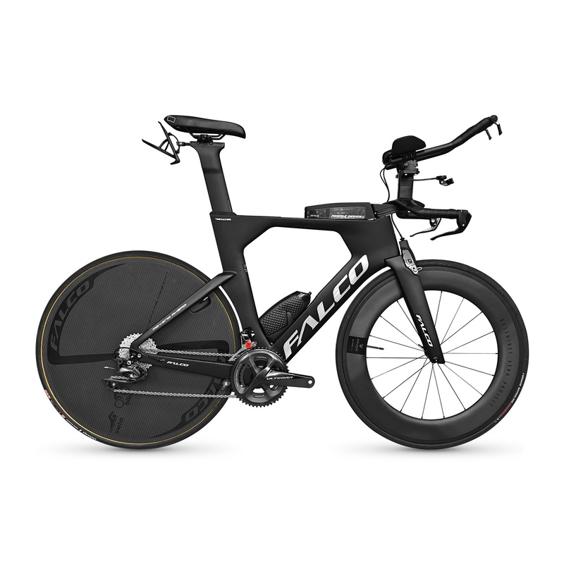 Falco Three-Ring Brake Version Triathlon 105 Mechanical Transmission Front 86 Rear Closed Wheel Falco Three-Ring Brake Version Triathlon 105 Mechanical Transmission Front 86 Rear Closed Wheel