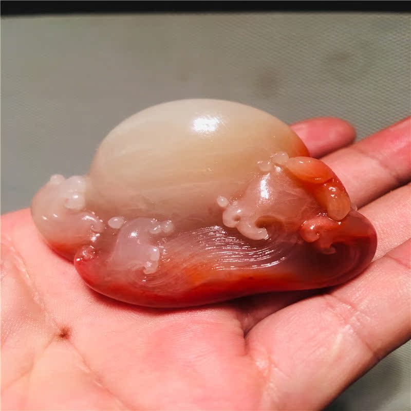 Fujian Shoushan High mountain Agate Pixiu Changhua Chicken Blood Laos Tianhuang Taiwan circulating jade decoration Laos Tianhuang