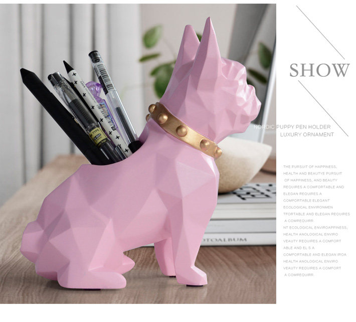 Nordic geometric puppy pen holder