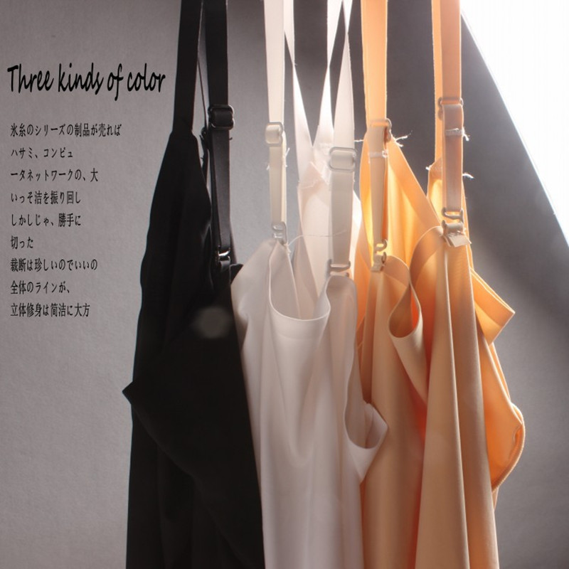 Xia Bing silk thin belt seamless extension one-piece adjustable body ultra-thin anti-penetration bottoming camisole underwear women
