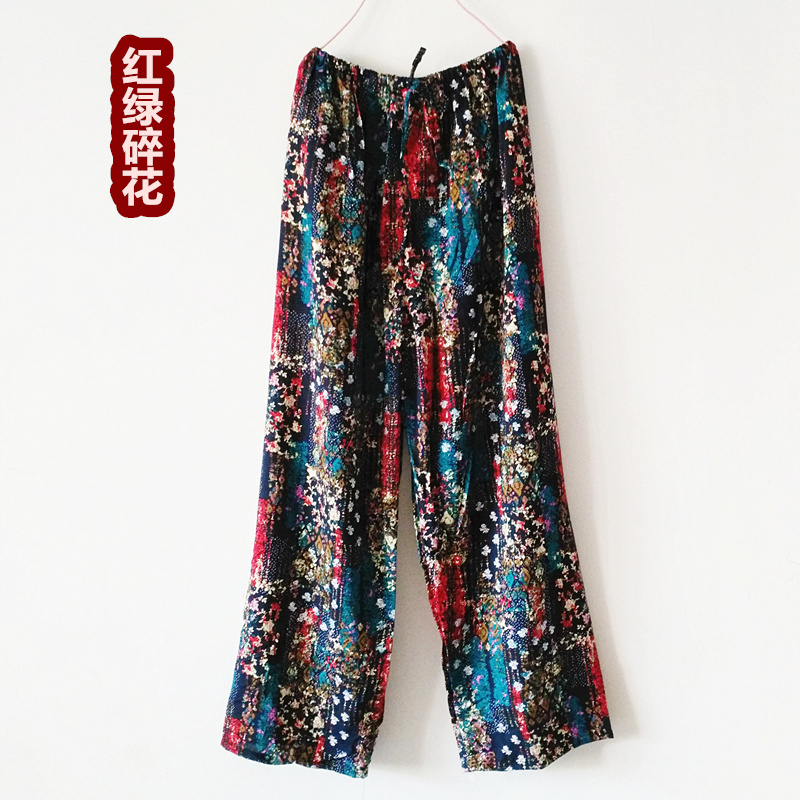 Mian lụa đồ ngủ nữ mùa xuân và mùa hè cộng với phân bón để tăng cotton nhân tạo lỏng phần mỏng trung niên cotton lụa dịch vụ nhà quần short kaki nữ