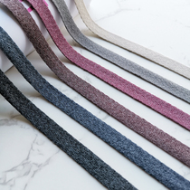 ins style high-grade plain color ribbon soft and comfortable cotton belt handmade diy hairpin headgear material clothing accessories