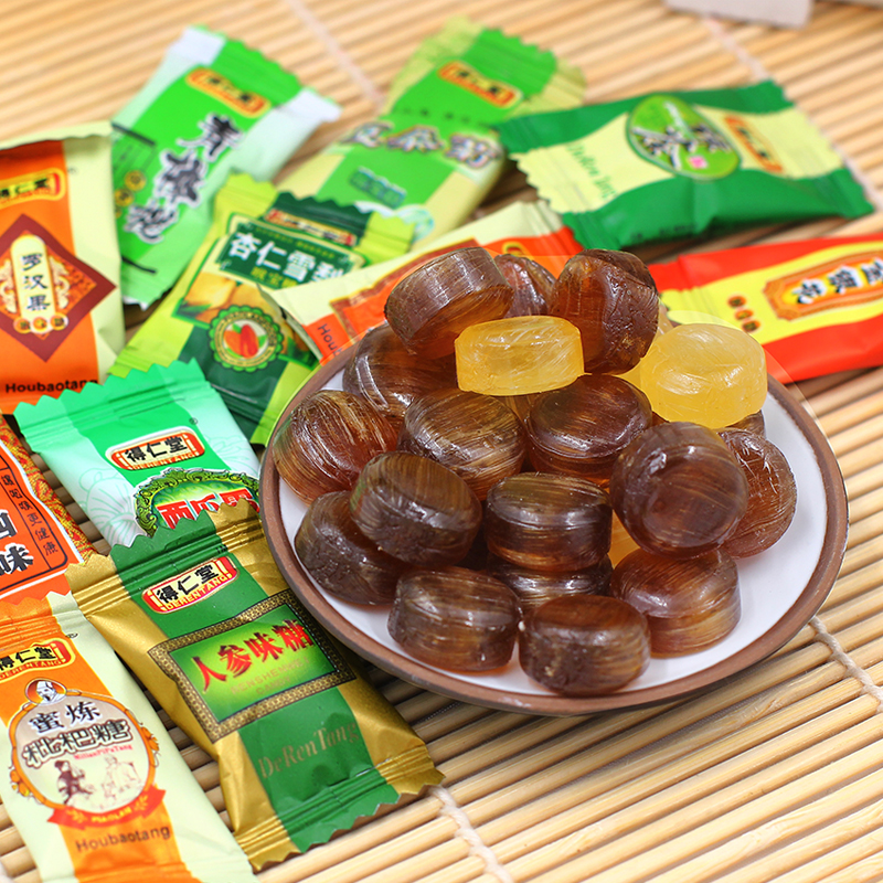 Derentang Throat Molasses Refining Loquat 6 packs*24g Honeysuckle Cool mints Anti-sleepy sugar