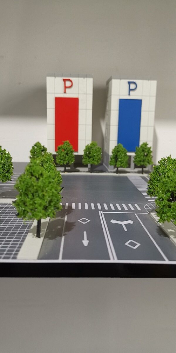 N scale 1 150 anime scene model Japanese garage urban scene rigid plastic assembly model