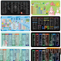 (Shortcut mouse pad) Environmentally friendly printing oversized and odorless from an office novice to a master