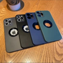 Suitable for Apple 13iPhone12 mobile phone shell frosted glass high-grade glass exposed standard right-angle all-inclusive edge mobile phone shell