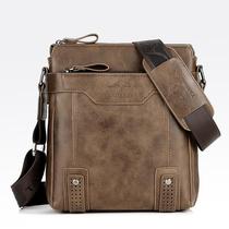 Hong Kong I TGREG single shoulder bag mens Messenger bag Korean casual mens leather bag youth trend sports small backpack