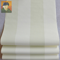 United States imported pure paper wallpaper special clearance American country vertical stripe living room study full shop special wallpaper