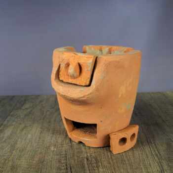 Chaoshan handmade charcoal stove charcoal stove ຂີ້ຕົມສີແດງຂະຫນາດນ້ອຍເຕົາລົມ retro kung fu ຄົວເຮືອນ olive charcoal ຕົ້ມຊາເຕົາ