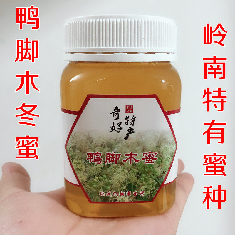 Duck foot wood honey winter honey fresh honey Guangdong Maoming Gaozhou farmhouse self-produced crystalline soil honey pure honey 500g