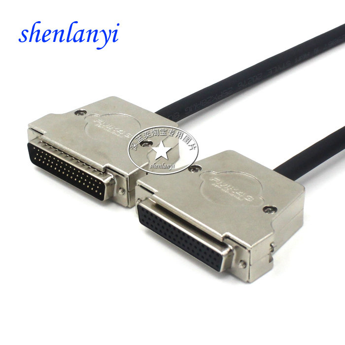 HDB50 three rows of 50 holes for needle connecting thread DB50 core data line male to mother iron shell full copper double screen blind