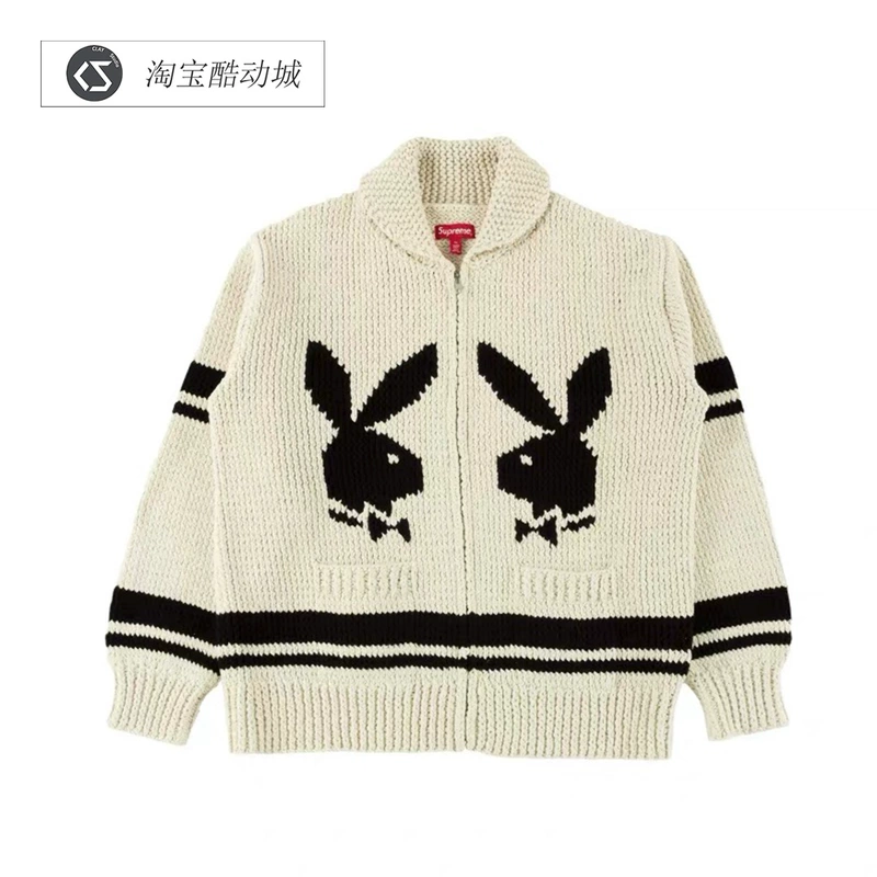 Áo len cổ lọ tối giản 17FW Playboy Shawl - Áo len thể thao / dòng may