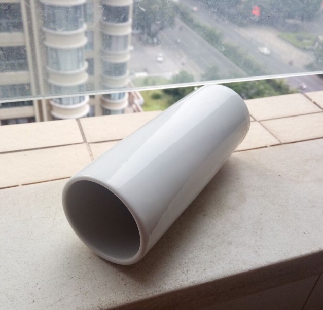 Khuyến mãi 6 nhân dân tệ thời trang đơn giản sáng tạo tiểu thuyết bình gốm cao thẳng / chậu cây mọng nước / thủy canh sáng tạo - Vase / Bồn hoa & Kệ chậu trồng cây thủy sinh