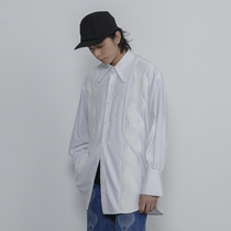 CONP 21AW White Wave Shirt Wave White Striped Shirt