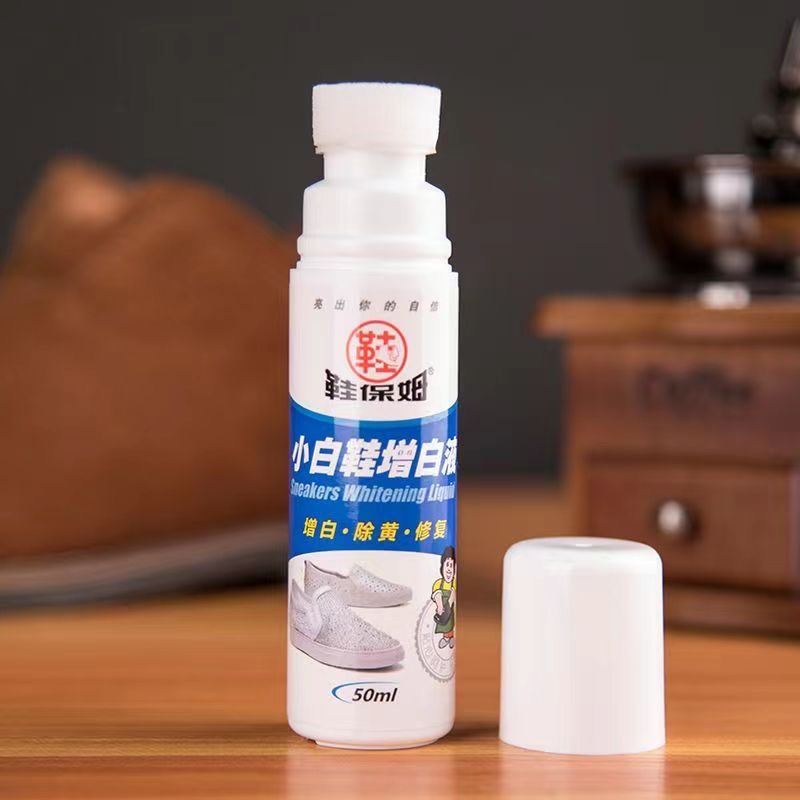 Shoe Whitening Liquid: Whitening and Yellowing Removal Magic, Instant White, Covers and Removes Stains, Whitens Shoe Edges, Yellowing Remover Cleaning Agent