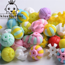 DIY handmade jewelry accessories BPA Free texture baby silicone molar lantern shape silicone tooth gum pendant