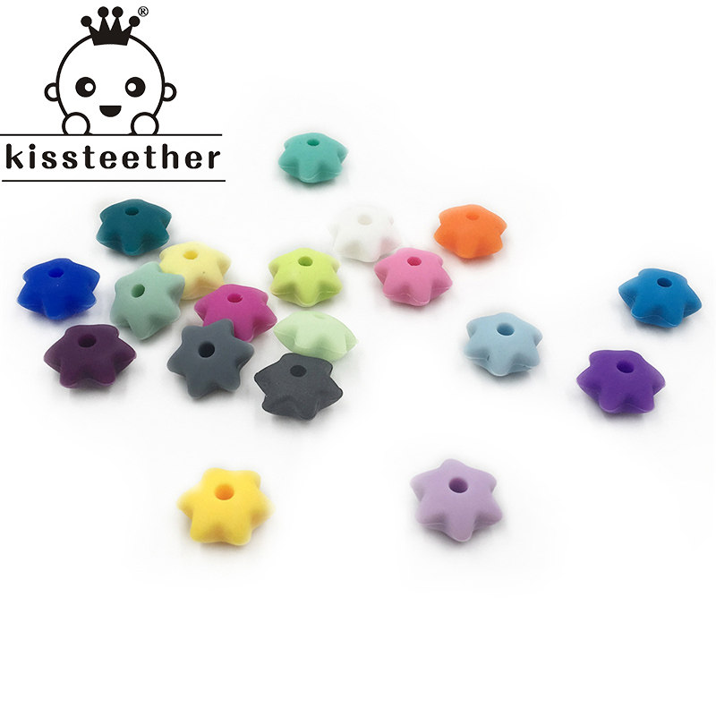 DIY Handmade jewelry Accessories BPA Free Natural Silicone Gear Shape Silicone Tooth Holder Pendant Beads