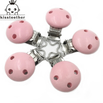 Diy Ornament Accessories Material Log Pink Pacifier Clips Necklace Clip Pendant Link Clips Link Clips