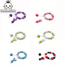 Baby silicone tooth rubber bracelet mother baby products silicone tooth tooth stick Amazon foreign trade new baby bite glue
