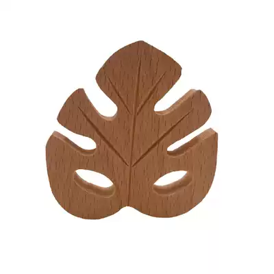 Log DIY jewelry bite cartoon Beech animal Angel grinding stick baby tooth glue toy