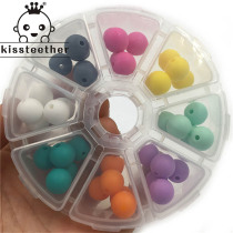 DIY silicone molar ball set baby care necklace pacifier chain bracelet accessories