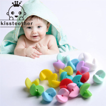 DIY handmade jewelry accessories BPA Free texture food grade silicone semicircular shape silicone tooth gum pendant