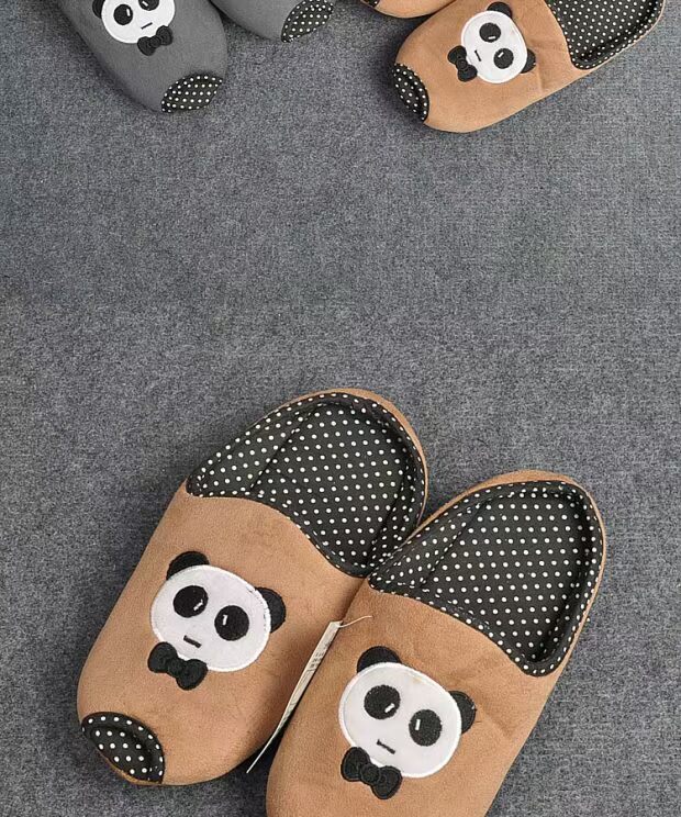 Mùa xuân và mùa thu mới miệng cá dép nhà ấm áp dép nam mở dép trơn đế mềm shop dép nam