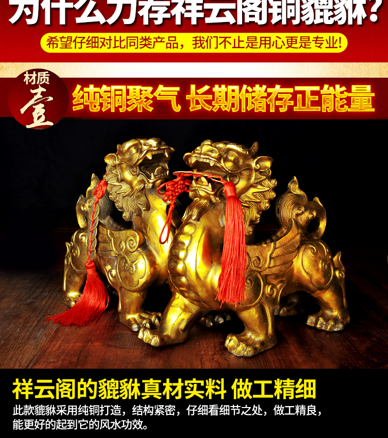 Đồ trang trí bằng đồng nguyên chất một cặp số lượng phong phú của phong thủy phòng khách nhà cửa trang trí quà tặng khai trương trang trí phòng ngủ nhỏ cho nữ