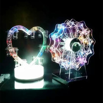 Creative bar luminous cup holder Acrylic 12 holes LED luminous bullet cup KTV cocktail test tube cup holder