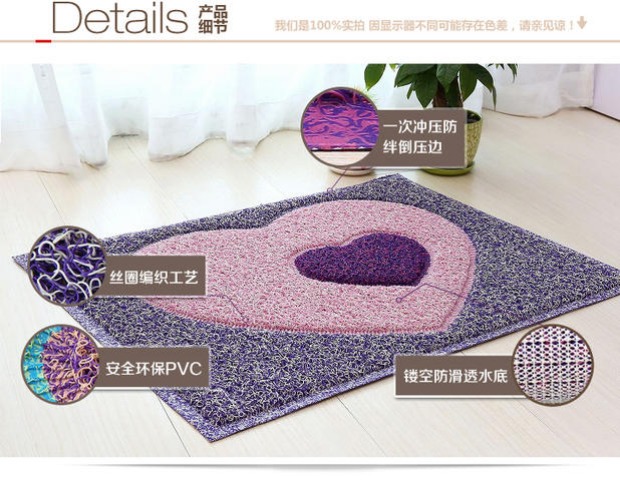 Dây vòng cửa mat pad cửa chân không pad nhà cửa mat sàn phòng tắm mat sàn mat thảm mat thảm - Thảm sàn thảm xốp vân gỗ