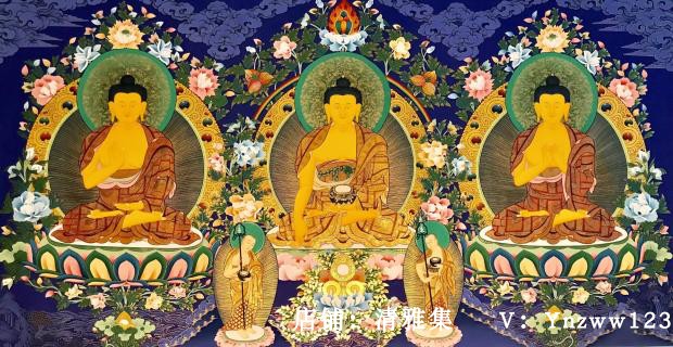 Collection class banners Triage Buddha Sakamoni Buddha Nepal Pure Hand Painter Tibet Dense Don Ka Hung Paintings