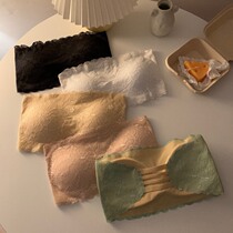 Japanese bra underwear comfortable and removable without shoulder strap wrap breasted with breast and back small breasts to woo a breast shield woman