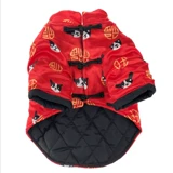 Интернет -знаменитость Dou Dou Do Dog Dog Clothing Новый год Pet Pet Pack Teddy Panda Panda маленькая зима Инука