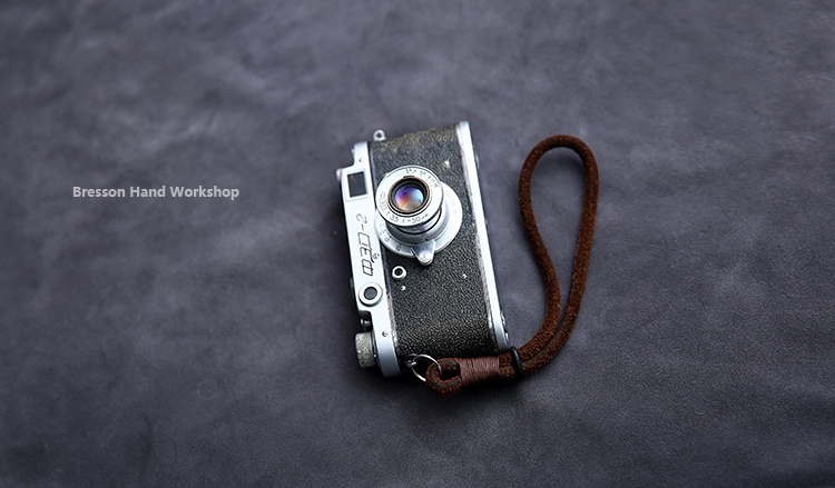 BHW Pháp 2019 mới bề mặt retro handmade yak da mờ vi-SLR dây đeo máy ảnh cổ tay dây buộc bằng một tay - Phụ kiện máy ảnh DSLR / đơn chân chụp ảnh