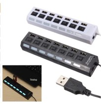 usb splitter with switch one drag four seven extender desktop computer laptop extension drag seven HUB HUB